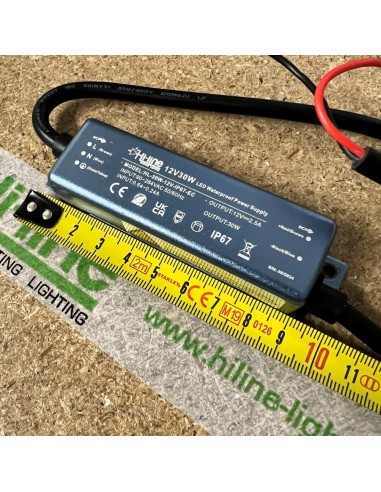 Kompaktes 30W 12V IP67 LED-Treiber für Schilder und Streifen