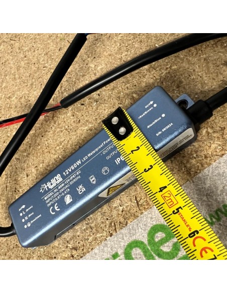 Miniature 60W 12V LED Driver IP67 for Sign Applications