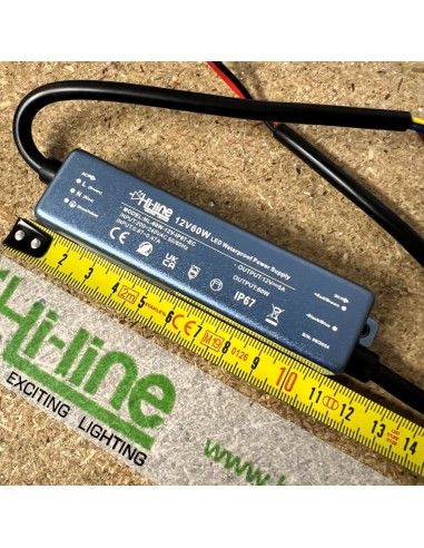High Power 60W 12V Constant Voltage PSU IP67 for Signs
