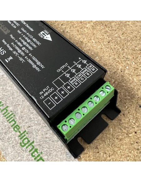 DMX-RJ45-LED-Decoder-Installation D4-P