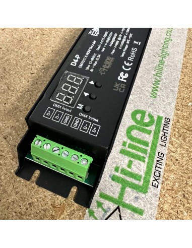Self-Test-Mode-DMX-LED-Controller D4-P by Hi-Line Lighting