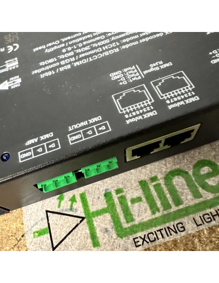 Konstantspannungs-DMX512-Decoder-D12A-Nahaufnahme