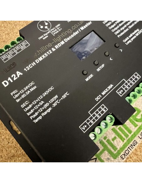 D12A-DMX-Controller-12-24V-Eingangsanschlüsse