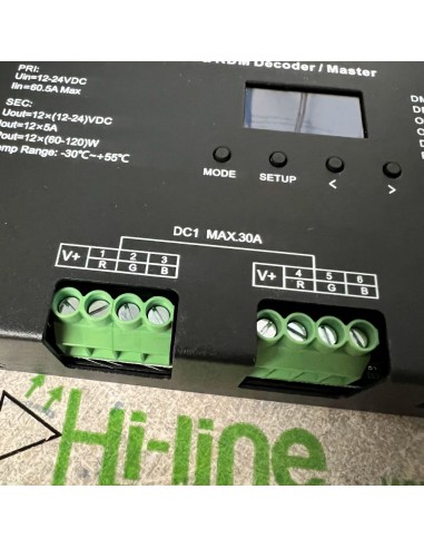 D12A-DMX512-LED-Decoder-RGB-Steuerung