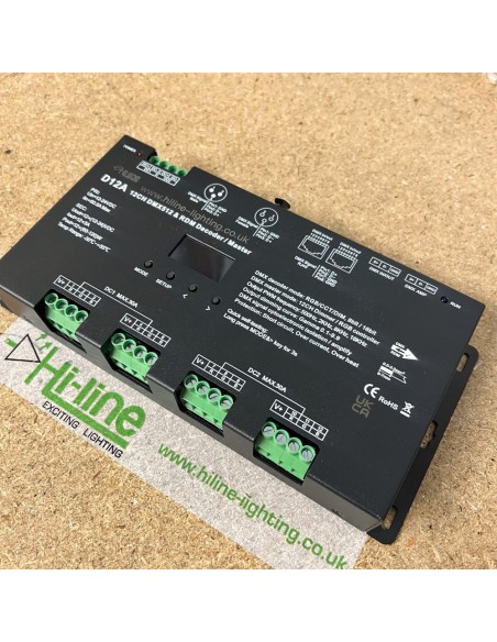 12-Kanal-DMX-Controller-D12A-Frontansicht