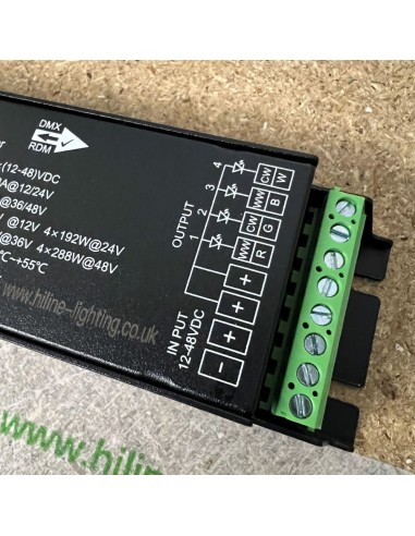 DMX-RDM-Decoder-D4-E-LED-Steuerung-Realbetrieb-RJ45