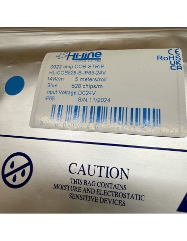 copy of LED-Streifen Blau 4.8W/m 24V IP54/65...