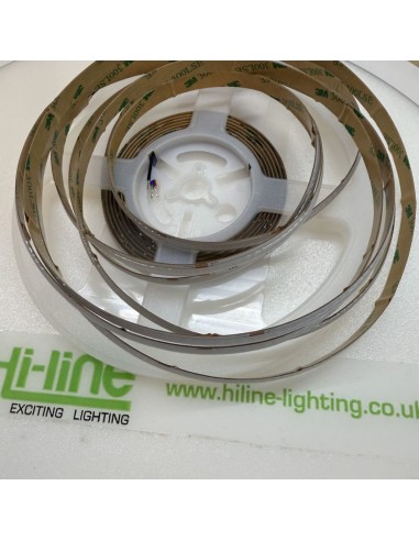 RGB COB LED Strip 24V 840 LEDs/m 15W/m 10mm 5m...