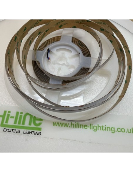 RGB COB LED Strip 24V 840 LEDs/m 15W/m 10mm 5m Roll