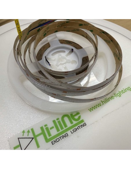 RGB COB LED Strip 24V 840 LEDs/m 15W/m 10mm 5m Roll