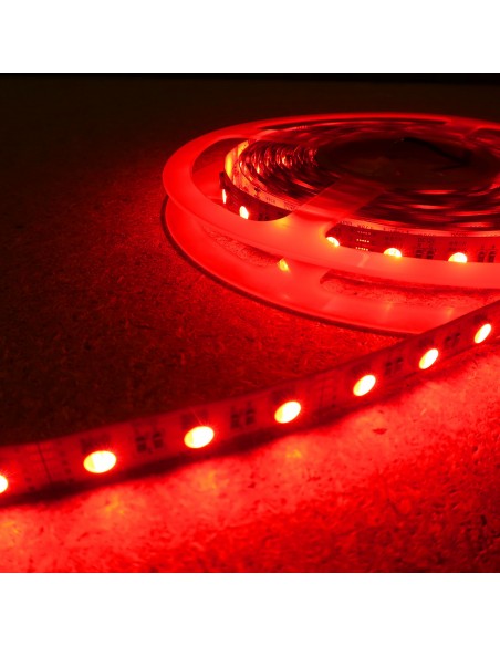 RGBW LED-Streifen (RGB+NW) 12V-14,4W/m- IP00-CRI80-12mm/2oz PCB-5m Rolle